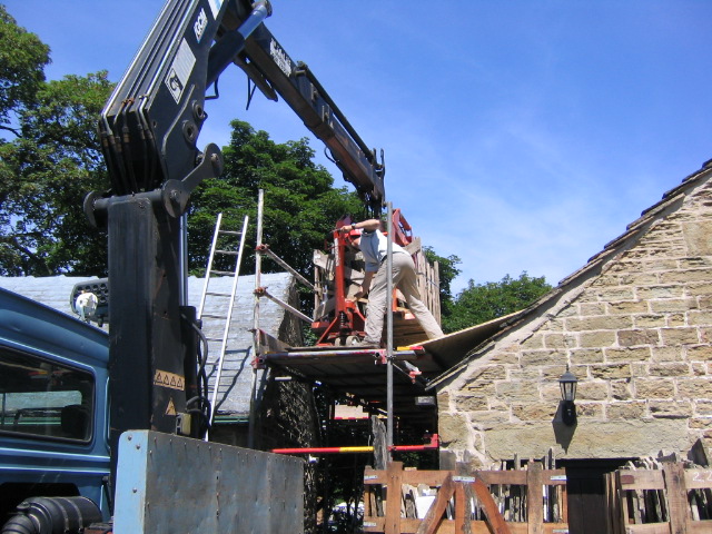 A lot of hard work was saved by the use of this lorry.